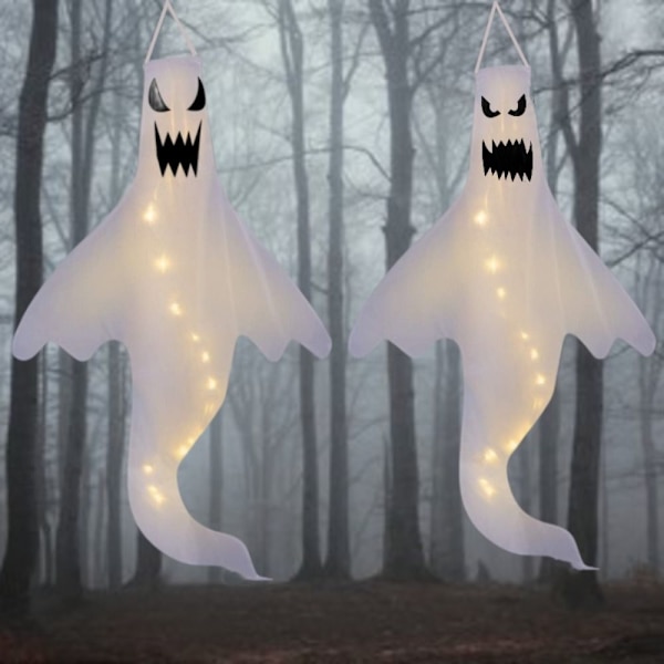 Halloween Decoration Ghost Wind Tunnel Site Layout Rekvisitter Hanging Ghost