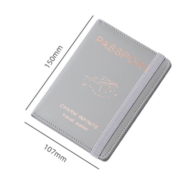 RFID Passport Cove Passport Protector SORT Black