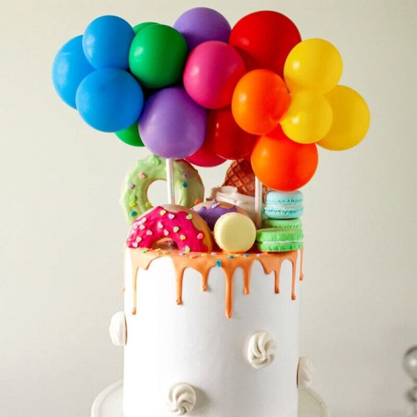 Ballong Cake Topper Bursdagsbarn 7 7 7