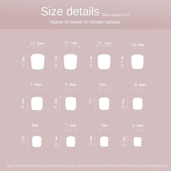 False Nails Fake Nails Nageltips JP2575