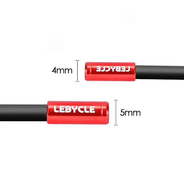 10 kpl Kaapelin cap Koteloholkit Puristusliitokset PUNAINEN 4MM Red 4mm