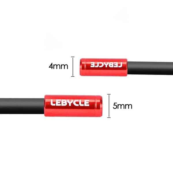 10 stk. Kabel Endehætte Hus Ferrules Krymper SORT 4MM Black 4mm