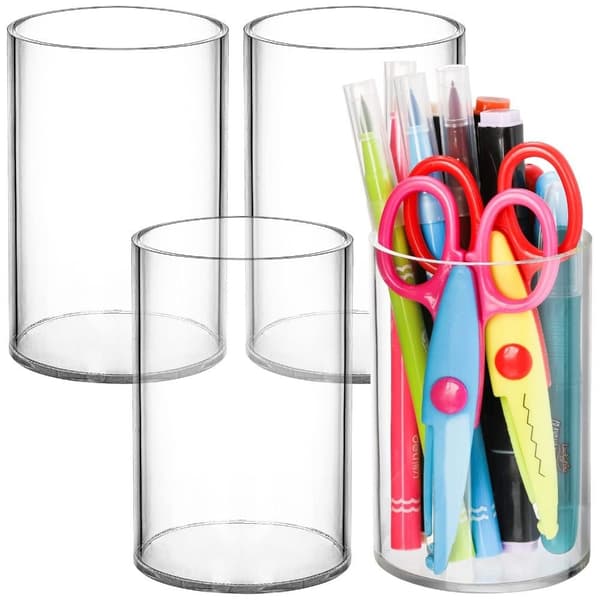4 pakke blyantkopp pennholdere Organizer