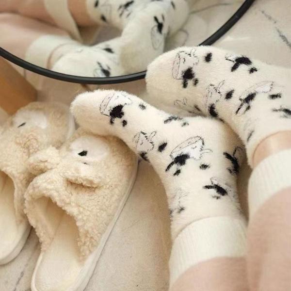 Plyschsockor Coral Velvet Socks C C C