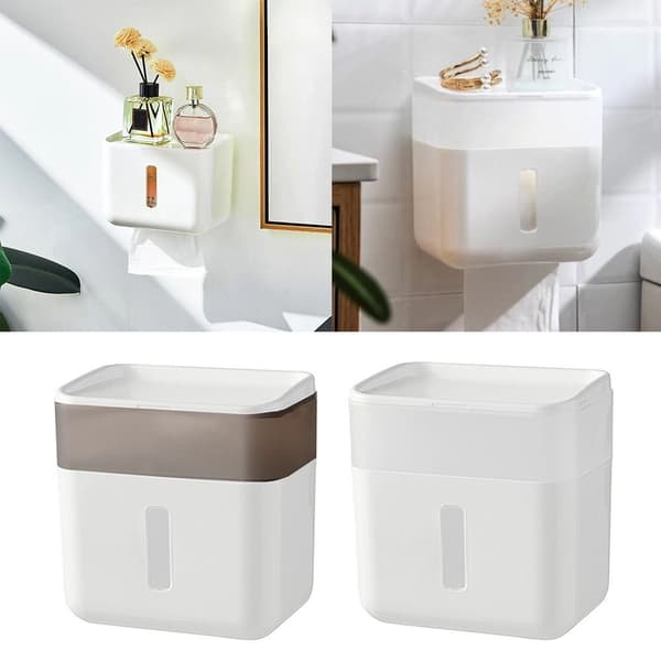 Toiletpapirholder Tissue Box SORT Black