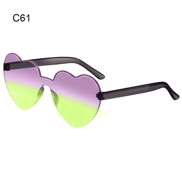 Hjerteformede solbriller Hjertebriller C61 C61 C61