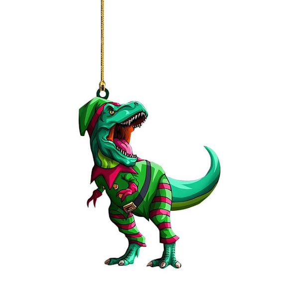 Jule Dinosaur Ornament Juletre Dinosaur Anheng 2 2 2