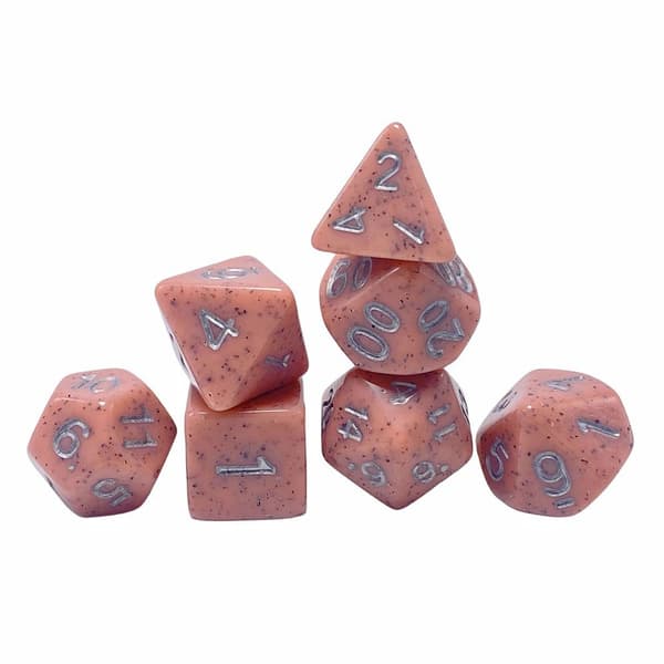 7 kpl / set DND Dice Polyhedral Dice STYLE 3 STYLE 3 Style 3
