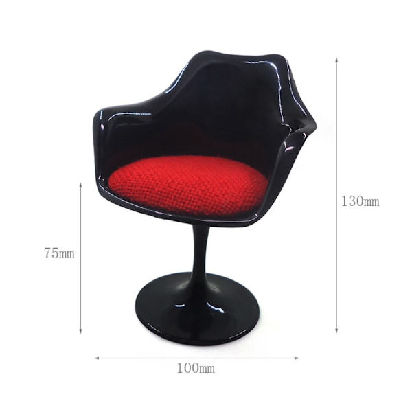 Docka Runda benstol Miniatyr Roterande Fritidsstol 3 3 3