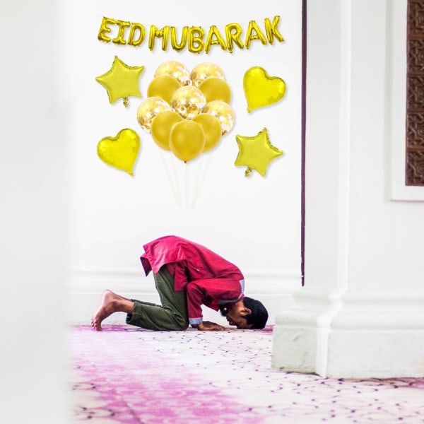 Bokstavsballong EID MUBARAK Ballonger TYP B TYP B