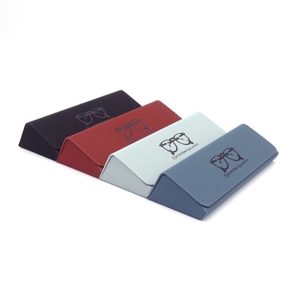 Brilleetui Brilleboks MØRK RØD dark red