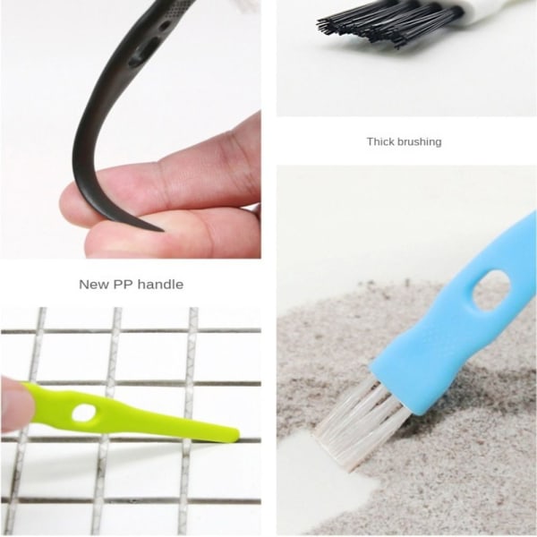 20 Stk Gap Cleaning Brush Anti Clogging Lille Børste BLÅ HVID Blue White Hair
