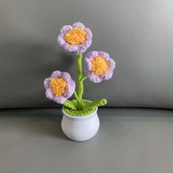Bell Orchid Simulerad grön växt VIT white