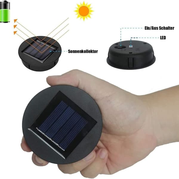 LED-pærer Solar Batteriboks DIAMETER10.5CM diameter10.5cm