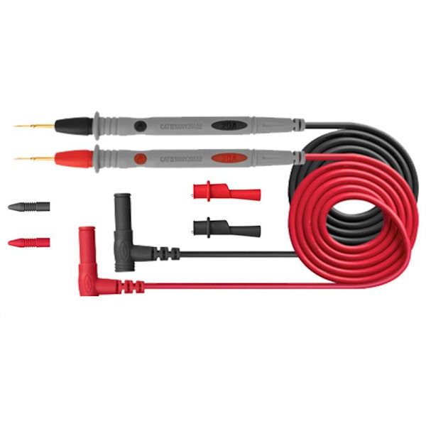 Multimeter testkablar Alligator Clips testkablar