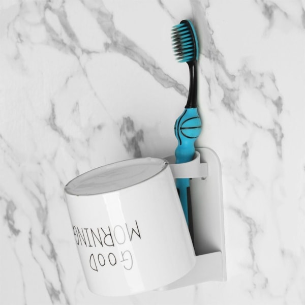 Elektrisk tannbørsteholder Tannbørstebase HVIT White
