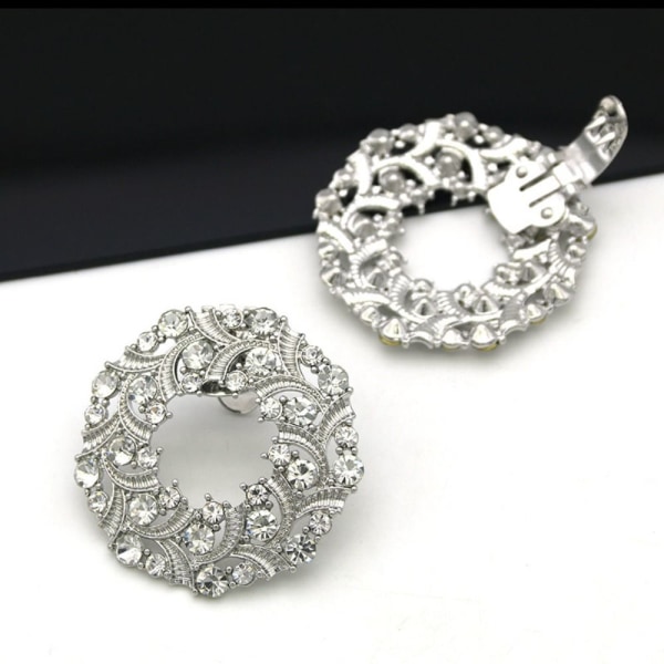 Rhinestone Shoe Clip Shiny Dekorativ Clip 1 1 1