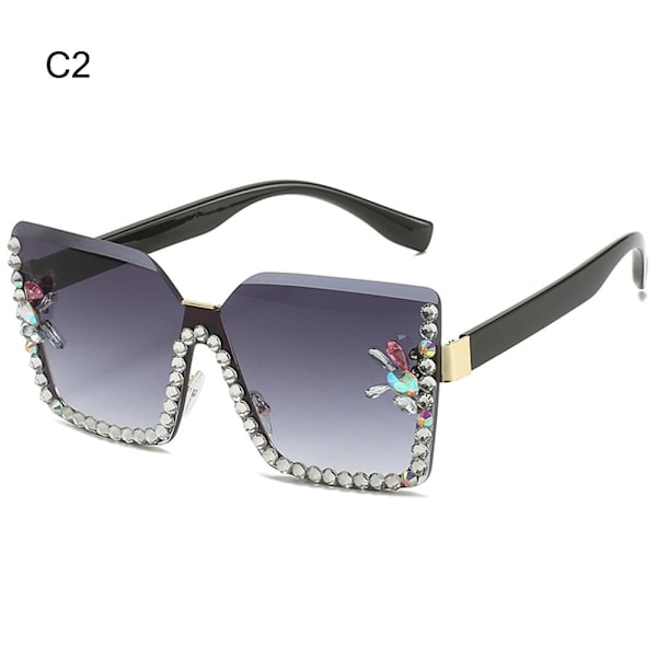 Overdimensjonerte solbriller Firkantede solbriller C2 C2 C2