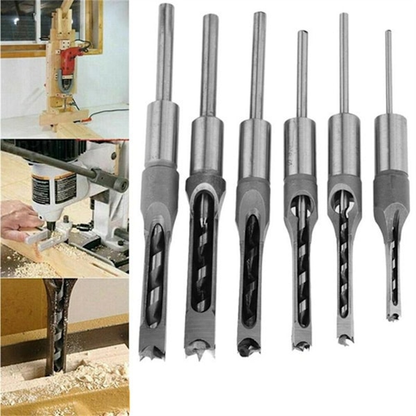 Firkantet hul boresnegl Bit Guide 6MM 6mm