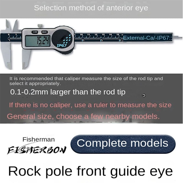 Fiskspö Styröga Keramisk Ring SPÖHÅL-1,2MM SPÖHÅL-1,2MM Rod hole-1.2mm