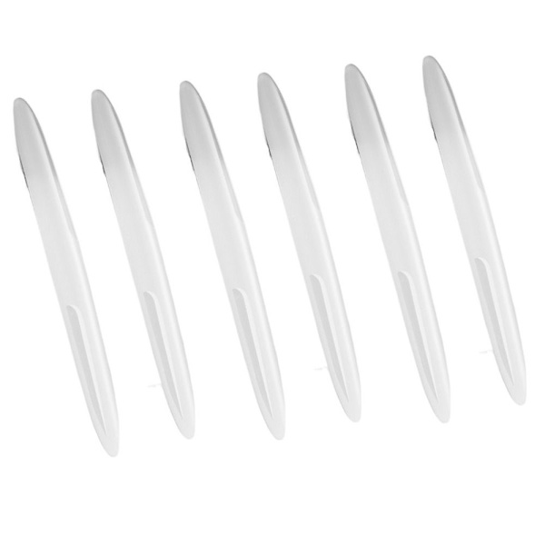 6 STK / Set Anti-kollision Strip Bumper Guards TRANSPARANT Transparent