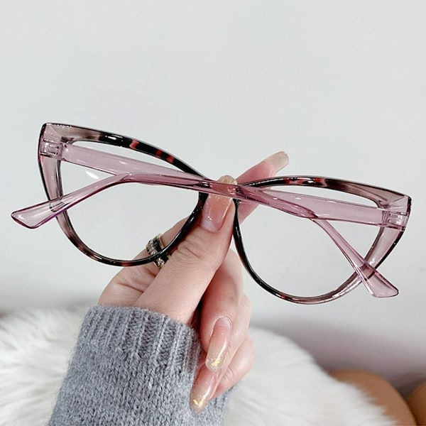 Anti-Blue Light Briller Runde Briller PINK PINK Pink