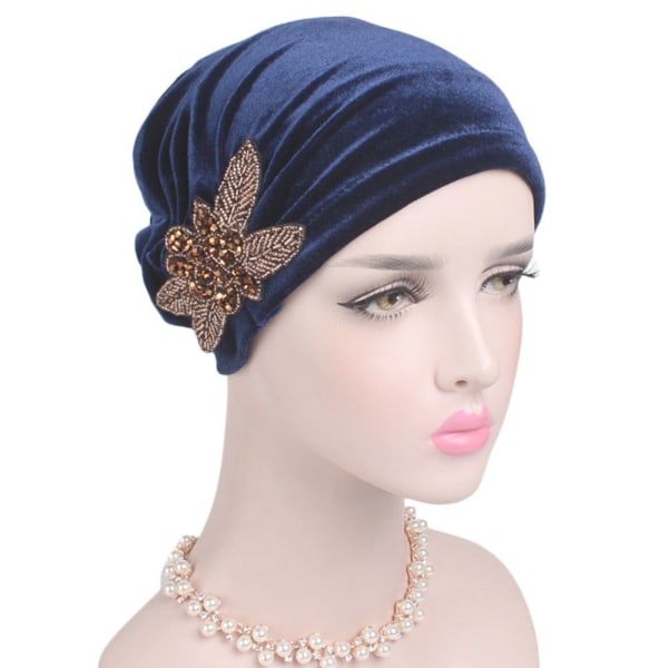 Turban Hat Blød Motorhjelm GULD gold