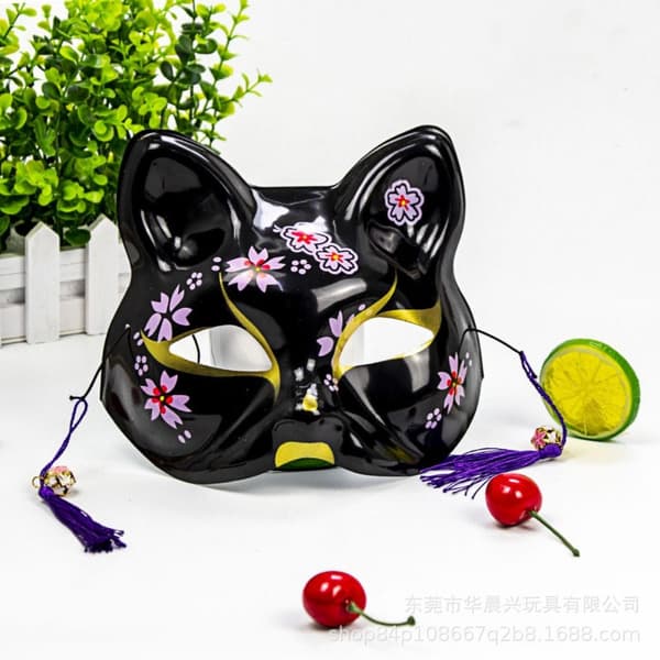 Wind Mask Cosplay Mask SORT black