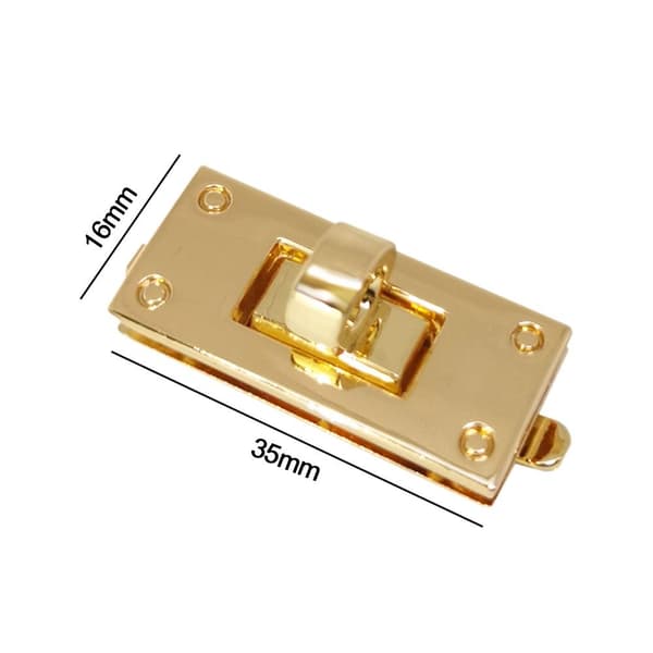 Drej Lock Twist Lock SØLV silver