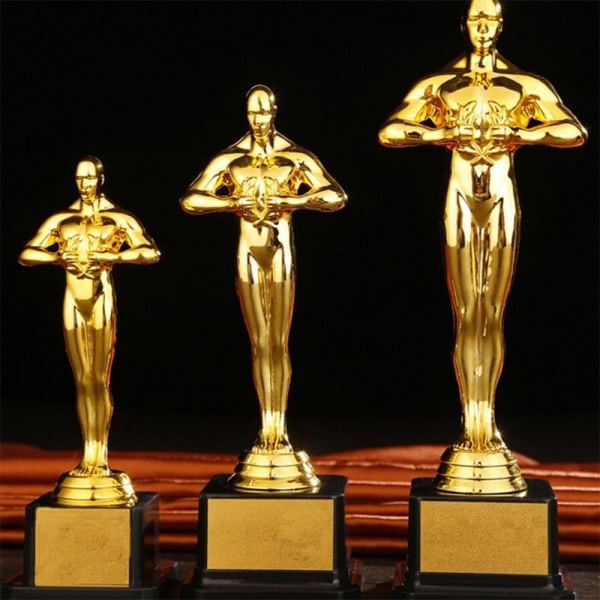 Oscar Trophy Awards Lille guldstatue 18CM 18cm