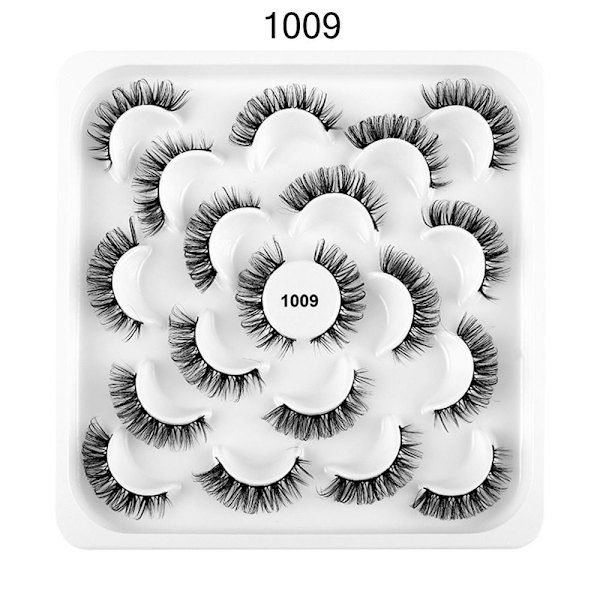 10 par Russian Strip Lashes Lösögonfransar 1009 1009