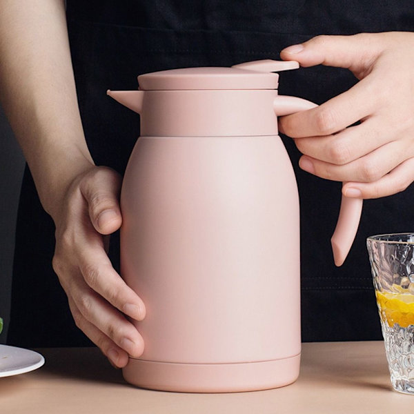 900ML Termos Vakuum Vattenkokare ROSA Pink