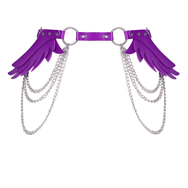 Naisten vartalovaljaat Goth Belt VILLA Purple