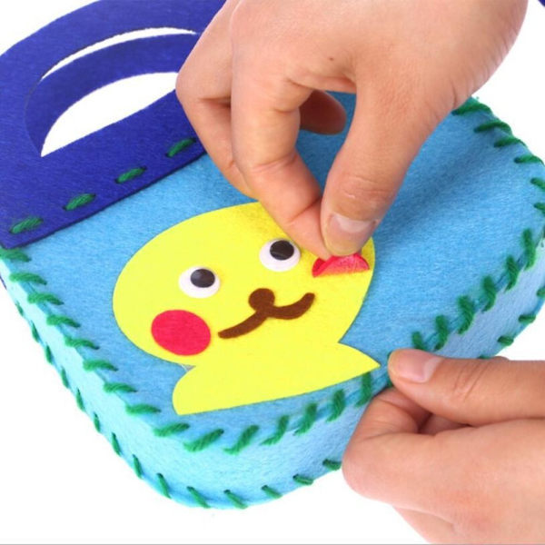 DIY Håndtaske Børn Craft Legetøj FISK FISK Fish