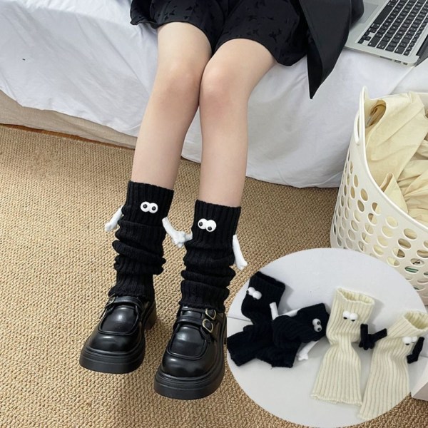 Magnetiske håndholdt sokker covers par holder hænder sok black
