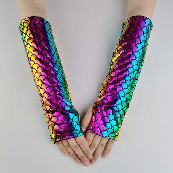 Fingerløse hansker Armermer MULTICOLOR multicolor