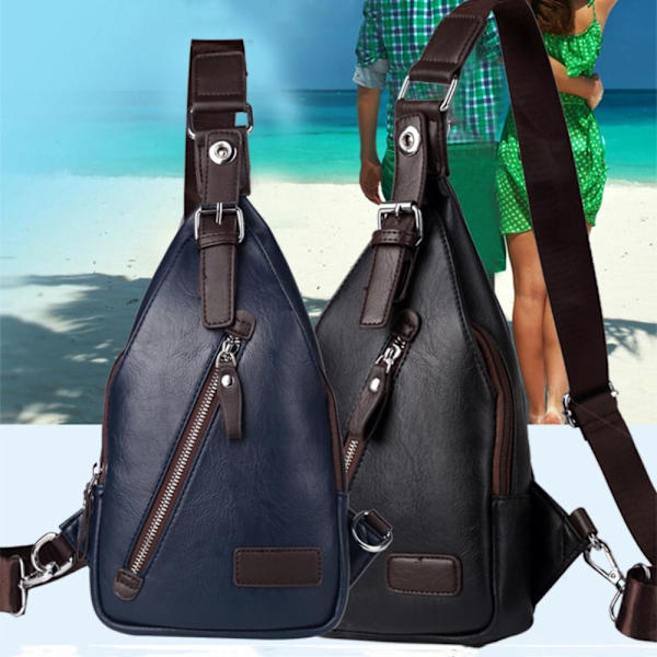 Brysttaske Sling Bag SORT black