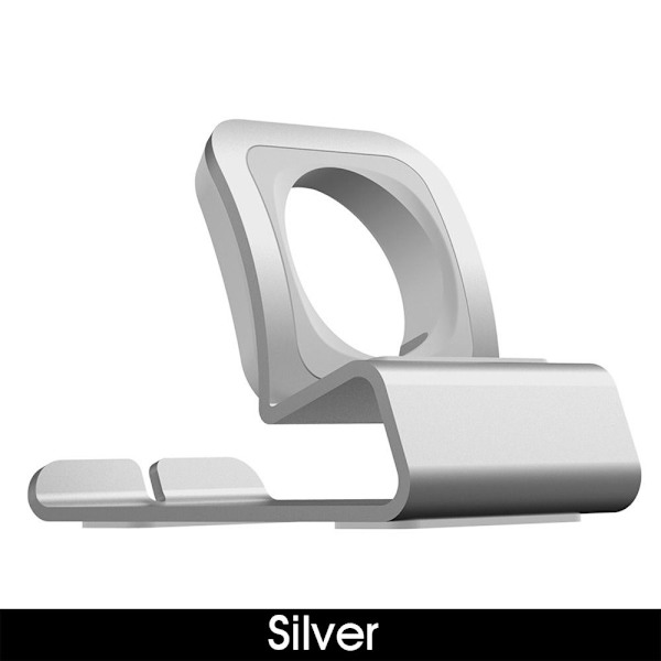 Urholder Aluminiumslegering Ladestander SØLV silver