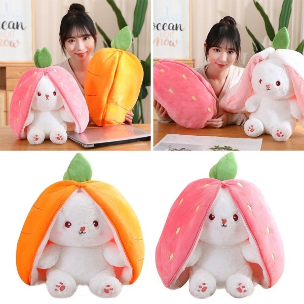Bunny Porkkana Pehmolelut Mansikka Tyyny LSTRAWBERRY BUNNY LStrawberry Bunny