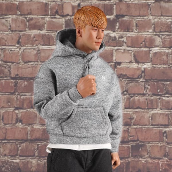 1/6 Miniature Tøj Soldat Casual Pullover LYS GRÅ Light | Grey | Fyndiq