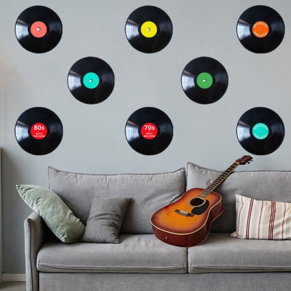 Record Wall Stickers Home Decor Vinyl Record Decals