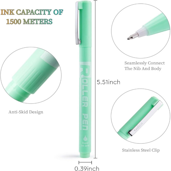 8 stk Cute Pens Novelty Pens Novelty Cute Ink Pens