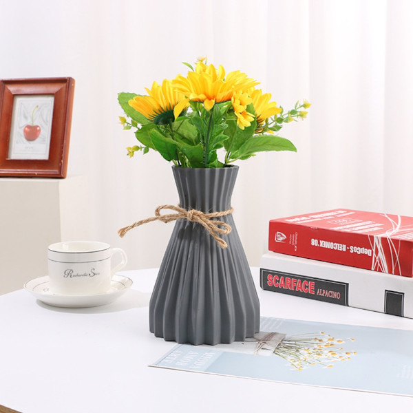 Enkelhet Blomvas Keramik Blomkruka GRÅ gray