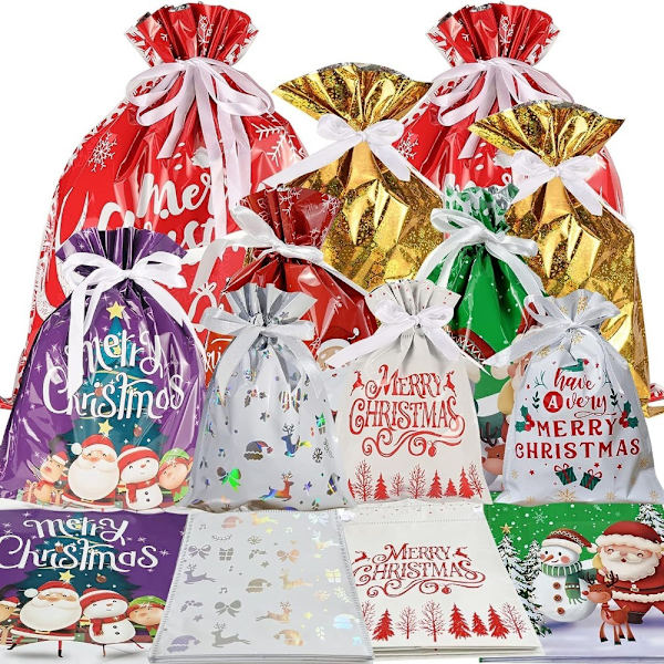 Snøre-gaveposer Candy Biscuit-pose 2 2 2