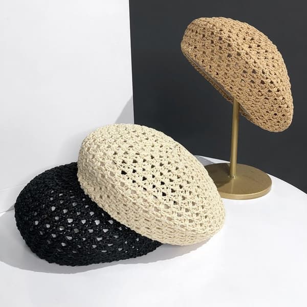 Beret Hat Maler Hat GUL yellow