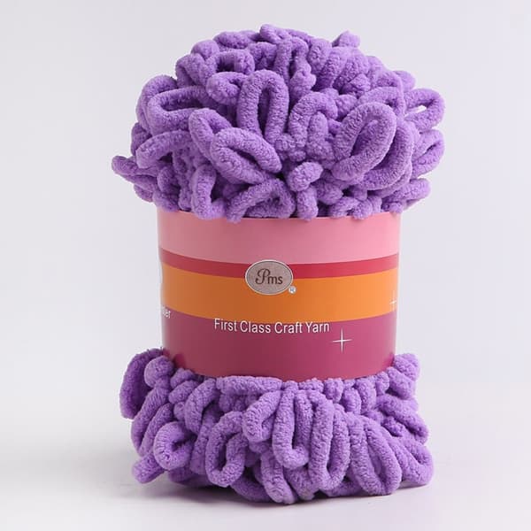 Chunky Garn Virkad Scarf Tråd D D D