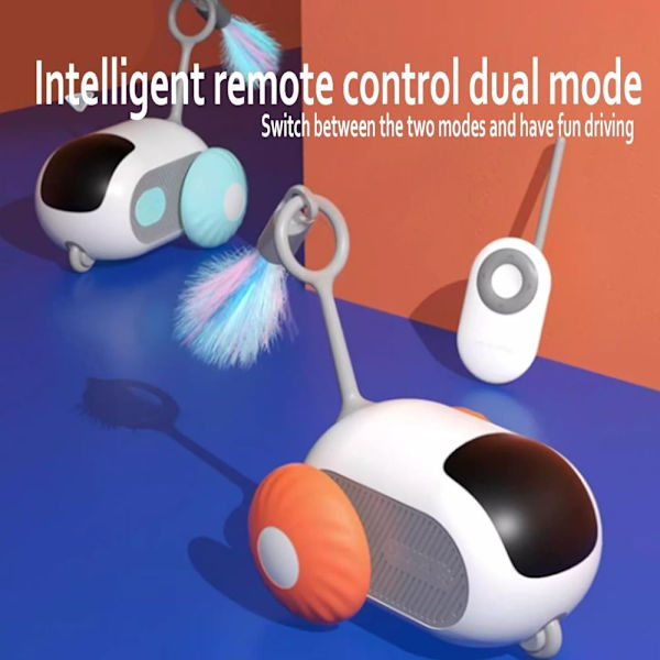 Electric Cat Toy Gravity Sports Car Cat Lelu SININEN Blue