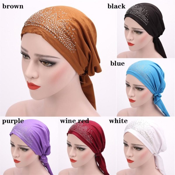 Turbaanihattu Muslim Wrap RUSKEA brown