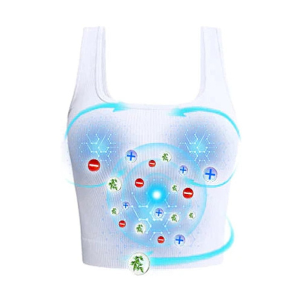 Ionic Shaping ermeløs skjorte Ionic Shaping Vest WHITE M White M