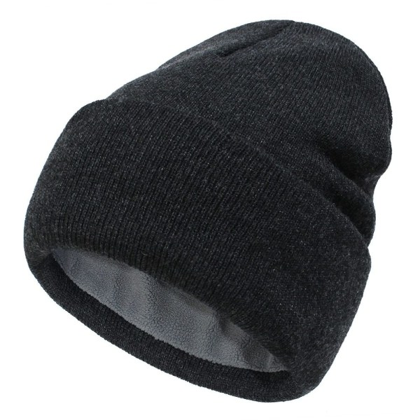Beanie Hat Cuffed Beanie SORT GRÅ SORT GRÅ Black Gray